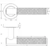 Knurled Door Handles - 136 x 65mm