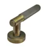 Diamond Knurled Door Handle - 131mm