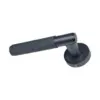 Diamond Knurled Door Handle - 131mm
