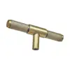 Diamond Knurled T Cabinet Handle - 95mm