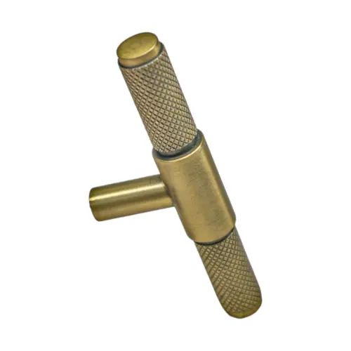 Diamond Knurled T Cabinet Handle - 95mm