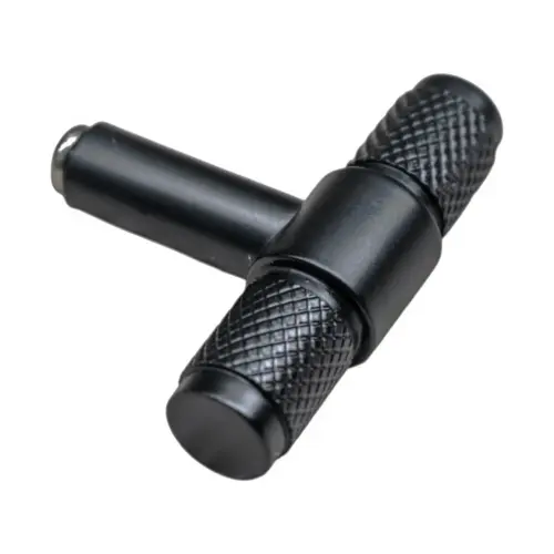 Diamond Knurled T Cabinet Knob- 50mm