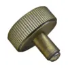 Diamond Knurled Circular Cabinet Knob- 30mm