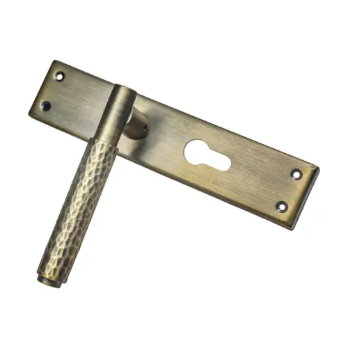 Hammered Spot Backplate Handle 204mm  M381 Series