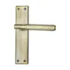 Hammered Spot Backplate Handle 204mm  M381 Series