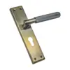 Diamond Knurled Backplate Handle 204mm  M481 Series