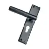 Diamond Knurled Backplate Handle 204mm  M481 Series