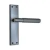 Diamond Knurled Backplate Handle 204mm  M481 Series
