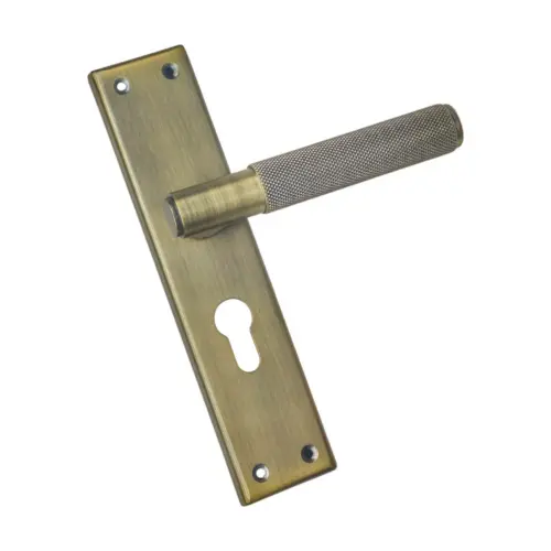 Diamond Knurled Backplate Handle 204mm  M501 Series