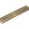 Cabinet Pull Handle Backplate - Square End & Radius End