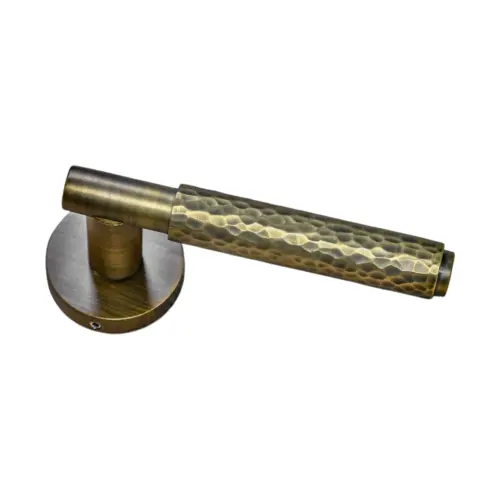 Hammered Lever on Rose