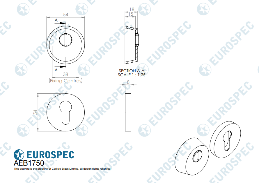 2 Star Security Escutcheon - Image 2