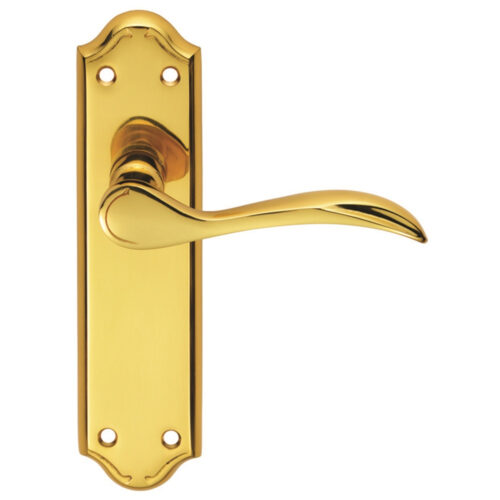 CARLISLE BRASS - DL191 MADRID LEVER ON BACKPLATE - LATCH