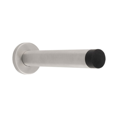150 X 22Mm - Wall Mounted Door Stop On Rose - Concealed Fix