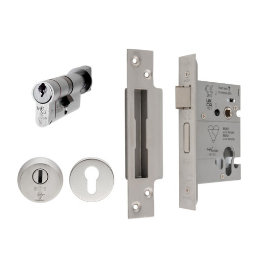 Easi T Euro Profile BS Double Cylinder Sashlock