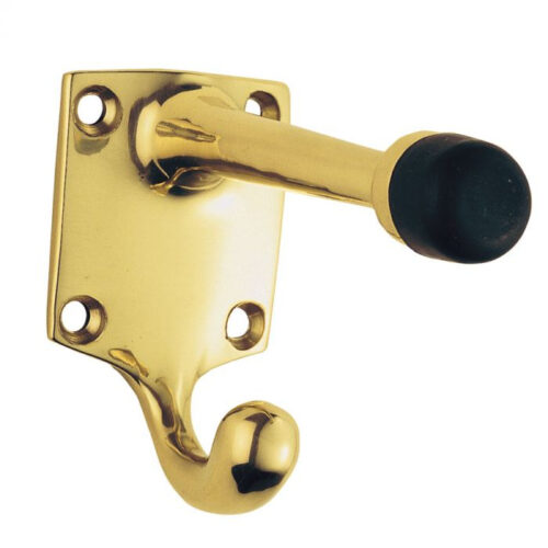 Hat and Coat Hook with Rubber Buffer