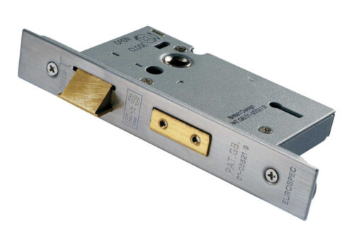 Eurospec Architectural 3 Lever Sash Locks, Silver Or Brass Finish Standard (With Optional Extra Finish Face Plates)