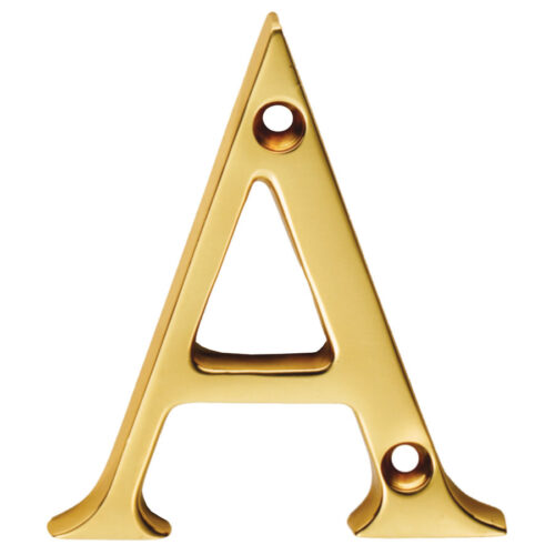 Carlisle Brass NA Letter Face Fix (A) Polished Brass