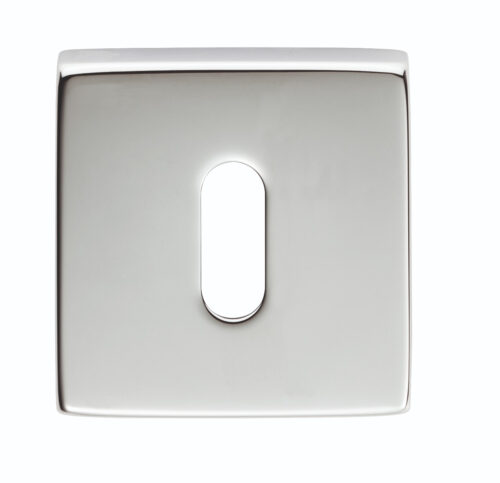 Manital Standard Profile Escutcheon On Square Rose, Polished Chrome (Sold In Singles)
