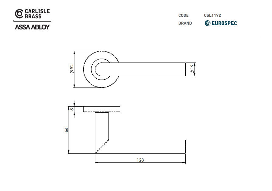 Skip to the end of the images gallery Skip to the beginning of the images gallery Grade 201 Treviri Mitred Lever on Sprung Push-on Round Rose - Image 2