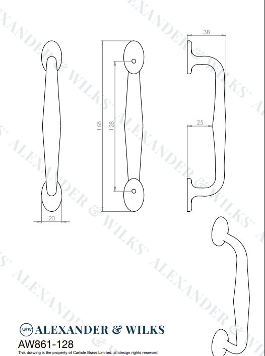 Ashbury Cabinet Pull Handle - Image 2