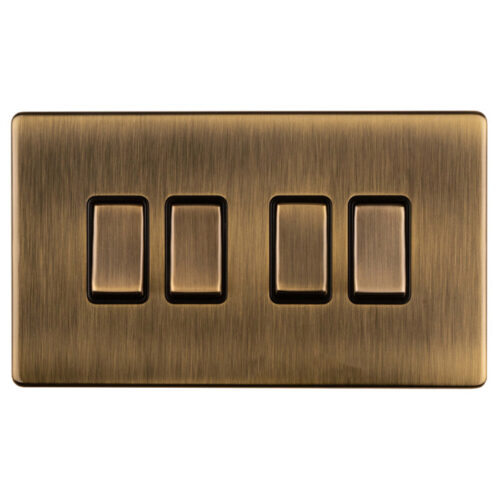 Concealed 3mm 4 Gang Switch