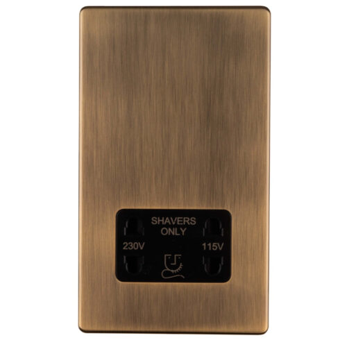 Concealed 3mm Shaver Socket