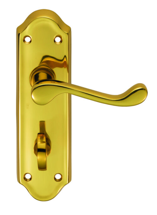 CARLISLE BRASS - DL18WC ASHTEAD LEVER ON BACKPLATE - BATHROOM 57MM C/C