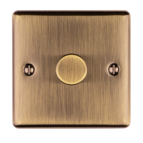 Eurolite En1Dledabb 1 Gang 400W/Led 2Way Dimmer Switch Antique Enhance Range