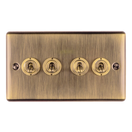 Enhance Decorative 4 Gang Toggle Switch