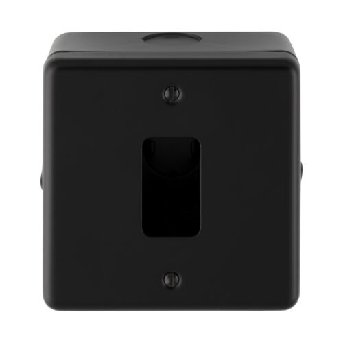 Metal Clad 1-8 Gang Grid Plate - C/W Surface Box