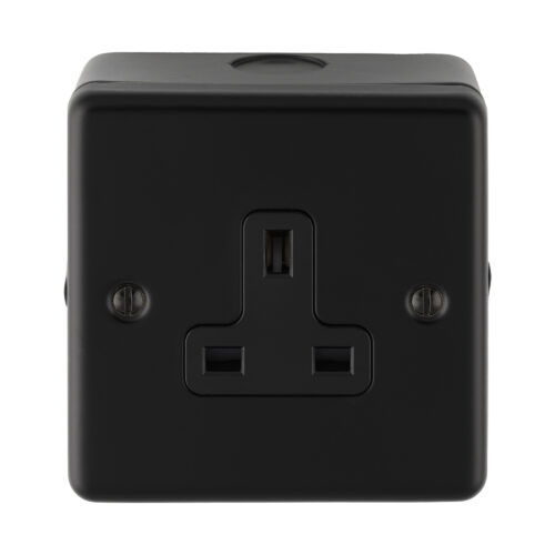 Metal Clad 1-2 Gang 13Amp Unswitched Socket