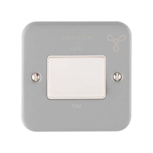 Metal Clad 10Amp Fan Isolator Switch