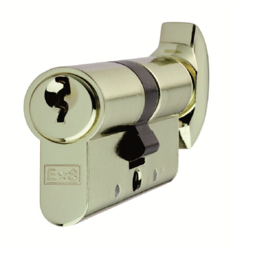 Contract Range 5 Pin Euro Cylinder and Turn Nickel Plate