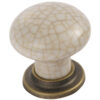 Florentine Bronze / Ivory Crackle Glaze