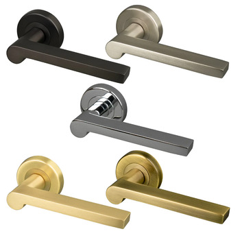 Lugano Round Rose Door Handles